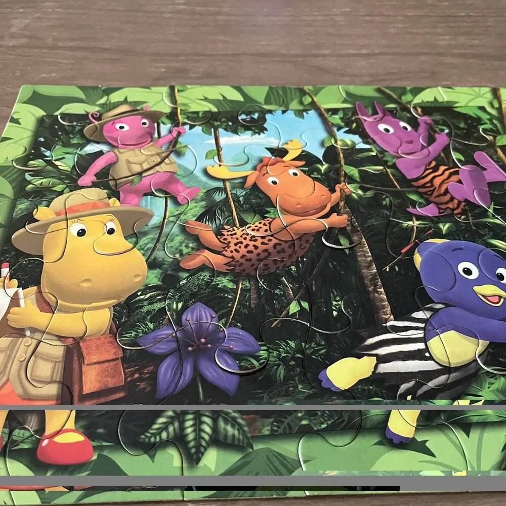Vintage 2005 The Backyardigans Jigsaw Puzzle 24 pc Nick Jr  Nickelodeon Complete